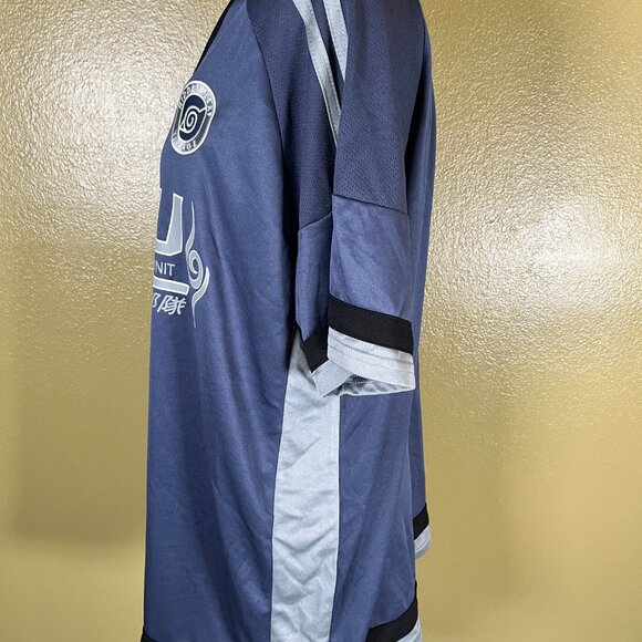 Naruto Shippuden Kakashi #9 ANBU Black Ops Jersey Shirt BoxLunch 2X - Picture 7 of 9